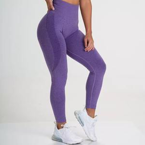 2023 Unique Design Colorful <b>Women's</b> Seamless Compression Waist Gird Print Tights Slimming <b>Yoga</b> Leggings with Training Print - Product Image 5