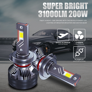 Nouveau modèle 200W haute puissance trois tuyaux en cuivre ampoule de voiture 9005 9006 H1 H7 H11 H4 phares Led - Product Image 2