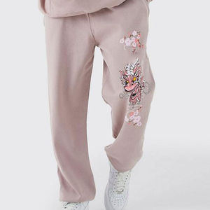 Chándales acampanados con lavado ácido de la mejor calidad para hombres Vintage Wash Stylish Hip Hop Sweat Suits Puff Printed Sport/Casual Winter - Product Image 6