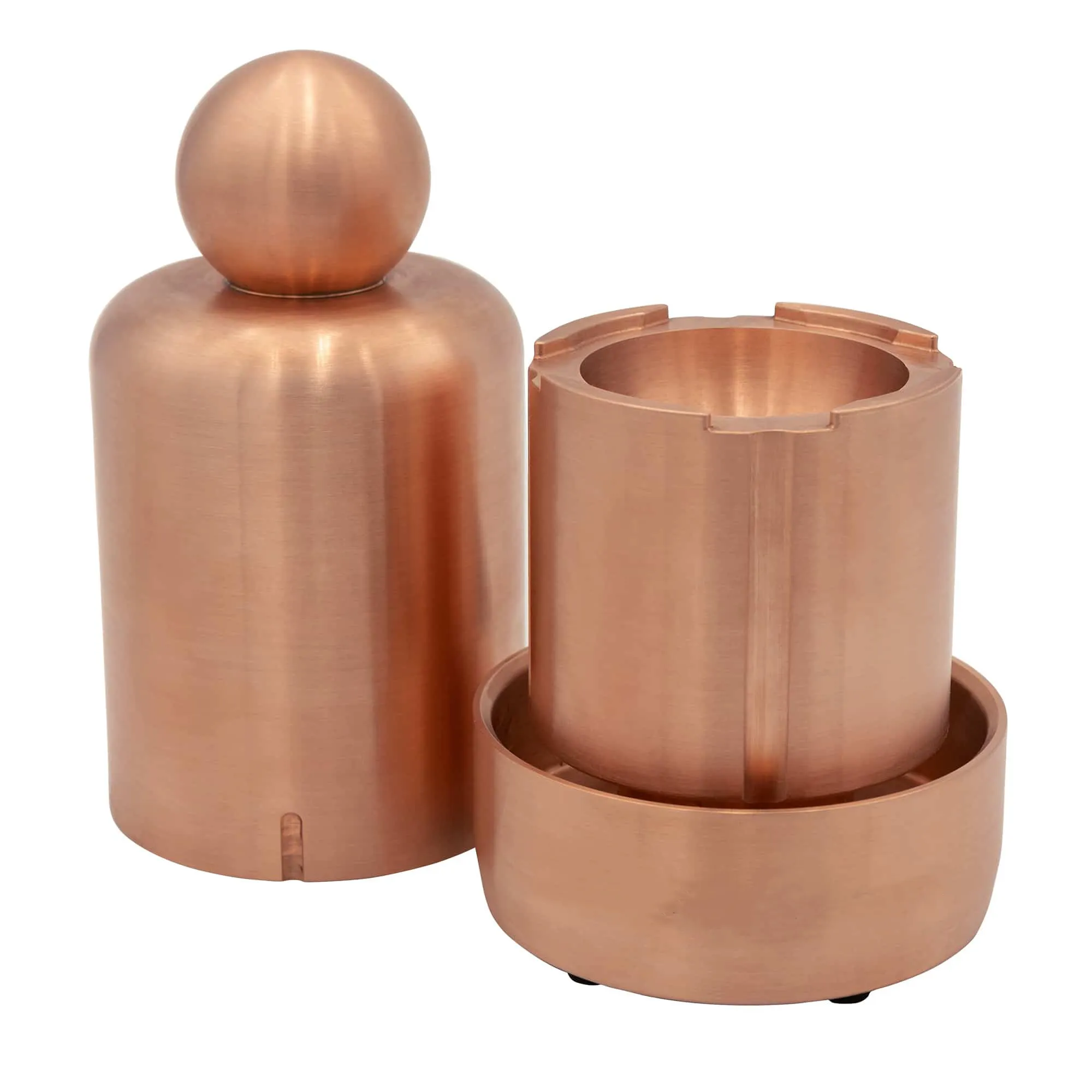 Copper Ice Ball Maker Press New Meltdown Ice Ball Press Vs Mold Best Ball Ice Press 55Mm For Custom Whiskey