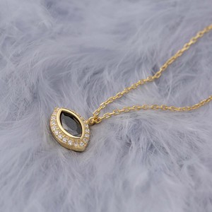 Colgante Minimalista con Forma de Ojo Turco, Piedra de Ónix, Hecho a Mano en Turquía, Joyería de Plata de Ley 925 al por Mayor - Product Image 1