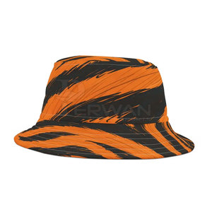 หมวกบักเก็ตสำหรับใส่เดินชายหาดหมวกทรงจีบทำจากผ้า - Product Image 4