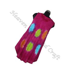 El más fabuloso largo suelto Tie Dye Maxi vestido perfecto cómodo ropa de playa o Resort Wear vestido de mujer para el verano - Product Image 4