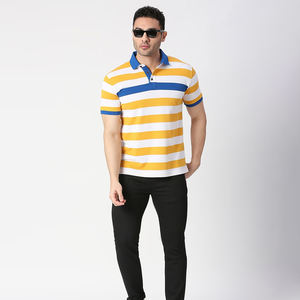 Polo personalizado de 25 poliéster y algodón con logotipo de sublimación para hombre, camiseta Polo de Golf con estampado de uniforme de rendimiento empresarial - Product Image 5