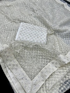 Blusa de Saree Sin Coser de Organza Suave y Pesada, Estilo Bollywood, Ligera y de Alta Calidad, Marca Fatema Fashion KFMANJARI - Product Image 5