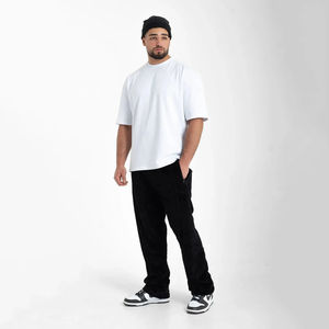 Camiseta personalizada de gran tamaño para hombre con logotipo estampado 100% algodón, camiseta de talla grande, camisetas grandes y altas, Camiseta holgada - Product Image 6