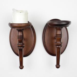 Wooden <b>Candle</b> <b>Sconces</b> Rustic Handmade Wall Mounted Decorative Stylish Elegant Home Ambient Lighting Decoration Idea - Product Image 2