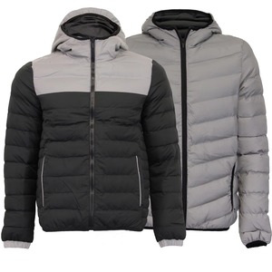 Chaqueta de Invierno Acolchada para Hombre, Ligera, con Capucha, Corte Regular, para Jóvenes - Product Image 1