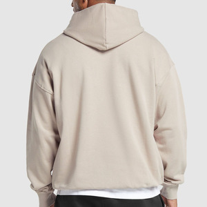 custom <b>men's</b> hoodies drop shoulder heavy weight high quality casual <b>men</b> hoodie oversize 100% cotton <b>pullover</b> hoodies - Product Image 4