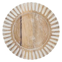 Plateau de service familial en bois d'acacia poli, écologique et classique, pour le petit-déjeuner, personnalisable avec logo OEM/ODM