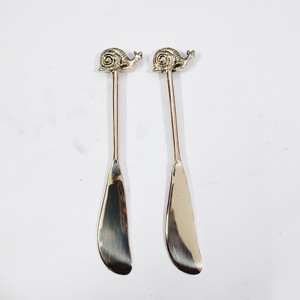 Couteau à beurre de luxe pour la maison et l'hôtel épandeur de conception d'oiseau de taille personnalisée avec couleur polie et or pour la vente en gros - Product Image 3