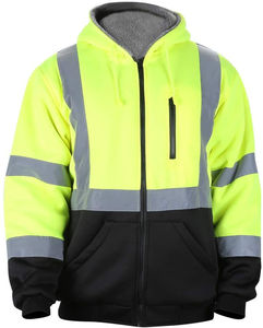 Men's Winter Summer <b>Waterproof</b> Security <b>Work</b> Jacket Reflective Coat for Workers in Mechanic Industries Related Safety Jackets - Product Image 3