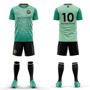 Wholesale Custom Name Soccer Uniform Manufacturer Lightweight Quick Dry <b>Jersey</b> and <b>Shorts</b> for Teamwear and Bulk Production - Product Image 1