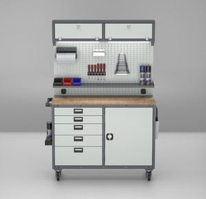 OEM Durable <b>Rolling</b> <b>Tool</b> Cabinet Workbench Mobile Mechanic Storage Station Modular Knock-down Structure Electrostatic Powder - Product Image 1