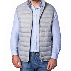 Gilet matelassé en toile décontracté pour homme, style hip-hop, coupe ajustée, sans manches, design d'hiver, rembourrage en duvet chauffant, respirant, disponible en grandes tailles - Product Image 4