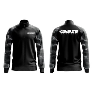 Comprar al por mayor personalizable deportes sublimación impresa cremallera deportes Jersey poliéster transpirable Jersey - Product Image 4