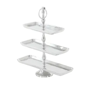 Stair Cake Stand Black Coated Color Handmade Designer Cake Stand Durable High Quality Elegant for Home Kitchen Bakery Usage - Product Image 3