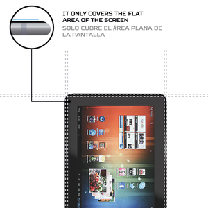 Protector de pantalla ANTISHOCK para tableta Mediacom SmartPad 850i, accesorio premium - Product Image 4