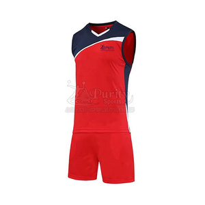 Uniforme de volley-ball d'équipe avec logo personnalisé et tissu doux pour une utilisation prolongée Uniforme de volley-ball pour hommes - Product Image 2