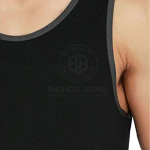 Vêtements de sport, débardeur pour homme à séchage rapide, coton et polyester, débardeur de haute qualité en stock - Product Image 4