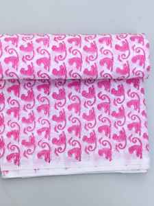 Tela de gasa de algodón hecha a mano con estampado floral indio para vestido, Material para hacer vestidos, vestido de verano para mujer, bata de tela de Yar - Product Image 6