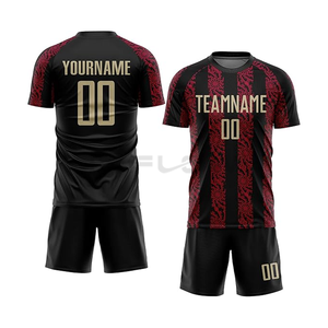 Camiseta de fútbol de tela de poliéster 100%, transpirable, de secado rápido, con estampado de logotipo de sublimación personalizado, kit de fútbol americano, superventas - Product Image 1