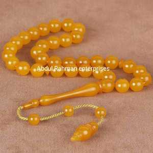 Hermoso Collar Tasbih Clásico Islámico con Cuentas de Resina - Elegantes Herramientas de Oración Espiritual y Accesorios Culturales para Mujeres - Product Image 1