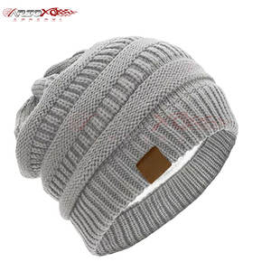 Thick Knit Beanie <b>Hat</b> For <b>Men</b> Casual Slouchy Style <b>Hat</b> Ideal For Cold Weather Days Warm <b>Wool</b> Blend Beanie - Product Image 4