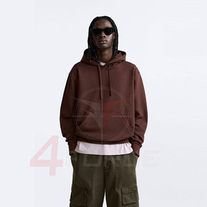 Sudadera Corta Holgada de Lujo Urbano para Hombre, 500 GSM, Felpa de Algodón, Corte Amplio, Informal, Proveedor de Marca Privada OEM - Product Image 1