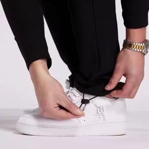 Pantalones Cargo con cremallera de alta calidad para hombre para actividades al aire libre Casual múltiples bolsillos con cremallera tela duradera media servicio OEM - Product Image 4