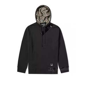 เสื้อฮู้ด Fred Perry X RAF Simons สำหรับผู้ชาย [SM4106] ผ้าฝ้าย 100% เฟรนช์เทอร์รี่ ซักแบบแอซิดวอช พร้อมป้ายยี่ห้อแบบกำหนดเอง ไซส์ XXS ถึง 2XL - Product Image 1