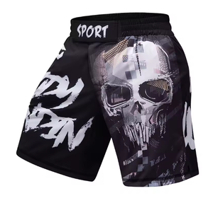 Pantalones cortos de Muay Thai Cody Lundin con estampado personalizado, pantalones cortos de MMA, BJJ, grappling, pantalones de entrenamiento físico para hombres, pantalones cortos de boxeo para artes marciales. - Product Image 4