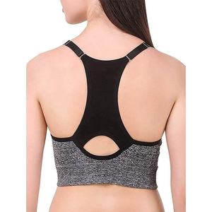 Sujetador deportivo torcido de alto impacto para mujer, camiseta sin mangas para correr, Yoga, Sujetador deportivo de tiras con espalda cruzada de alto soporte para mujer, ropa de gimnasio - Product Image 3