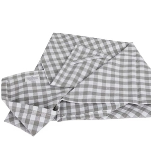 ผ้าขนหนูคอตตอนลายทางสำหรับห้องครัวผ้าคอตตอน100% แห้งเร็วและยั่งยืนสำหรับใช้ในบ้านเทคนิคการทอลายตารางสีฟ้า - Product Image 1