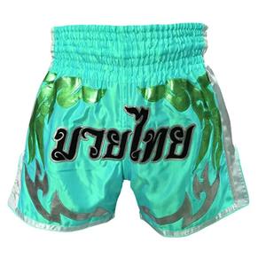 กางเกงมวยไทยสั่งทำพิเศษ คุณภาพสูง กางเกงคิกบ็อกซิ่ง MMA สำหรับการต่อสู้ ผลิตในปากีสถาน ขายส่งราคาถูก - Product Image 2