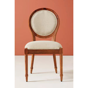 Chaise de salle à manger asiatique au design éléphant, pieds en bois massif, cuir synthétique, chaises de salle à manger pour hôtel, appartement, extérieur - Product Image 1