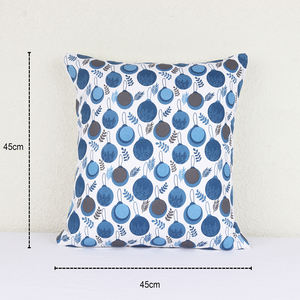 <b>Indian</b> Manufacturer Exporter 100% Cotton 180gsm Woven <b>Cushion</b> <b>Covers</b> Attractive Printed Designs Portable Washable for Home - Product Image 3