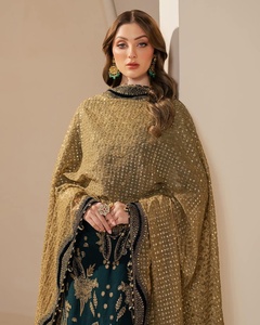 ชุดเดรสปากีสถานแบบใหม่มาแรงจาก WS นานาชาติไม่ขายดี1052สวยมาก - Product Image 3