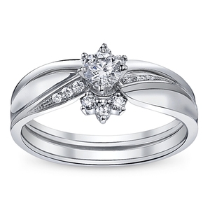 GIA IGI certificado 0,70-0,79 quilates anillo solitario de diamante Natural romántico 14K oro boda banda 18K oro joyería fábrica fiestas - Product Image 1