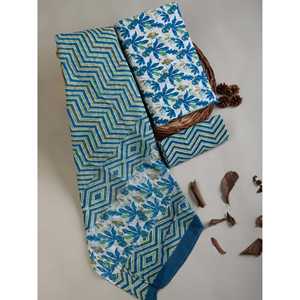 Cerulean ชุดเดรสผ้าฝ้ายแท้พิมพ์ลายสีน้ำเงิน (SHKS1167) ฟรีไซส์ - Product Image 1