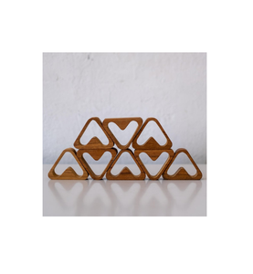 Desgaste DE LA MESA Elegante servilletero de madera de acacia Diseño de corazón Calidad estándar Función DE BODA Uso con alta calidad - Product Image 1