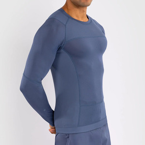 Vente en gros Rashguard en spandex imprimé personnalisé avec logo à manches longues Protection solaire sublimée Concevez votre propre équipement MMA - Product Image 3