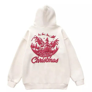 Sudadera con capucha para hombre de gran tamaño con estampado de algodón mezclado con logotipo personalizado, precio al por mayor, impresión 3D para invierno - Product Image 1