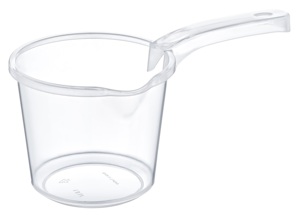 Taza medidora transparente AFOSSA de 1,5 l con asa para un vertido fácil, Ideal para uso en la cocina, olla vertedora de plástico transparente duradera - Product Image 5