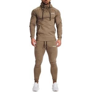 Conjuntos Deportivos con Logotipo Personalizado, Sudadera con Capucha, Conjuntos Deportivos de Felpa Técnica, Conjunto de Dos Piezas, OEM al por Mayor, Chándal para Hombre, Traje Deportivo para Correr - Product Image 1