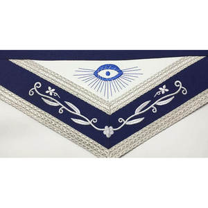 Delantales masónicos de diseño personalizado bordado hecho a mano delantales de Regalia masónicos resistentes personalizados a la venta hechos en Pakistán - Product Image 4