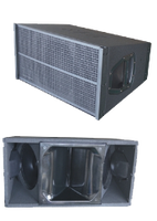 Kualitas tinggi Dual 10 \ "DQ10 tahap Array Speaker gaya klasik kotak kayu dengan Neodymium Magnet 8ohm impedansi untuk Alu paspor