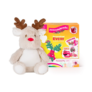 Juguetes Promocionales de Peluche Personalizados con Forma de Reno, Lindos y Suaves, con Diseño de Dibujos Animados - Product Image 3