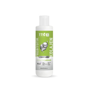 Champú TTO-X Prebiótico y Colágeno con Queratina y Argán para Fortalecer, Nutrir y Dar Brillo al Cabello, Reparador, Unisex, 250 ml - Product Image 1