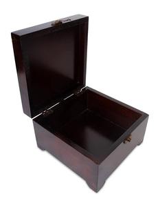 Caja de Joyería Decorativa de Madera Impresa con Motivos Florales Hechos a Mano, Diseño y Logotipo Personalizables para un Almacenamiento Seguro y Elegante - Product Image 4